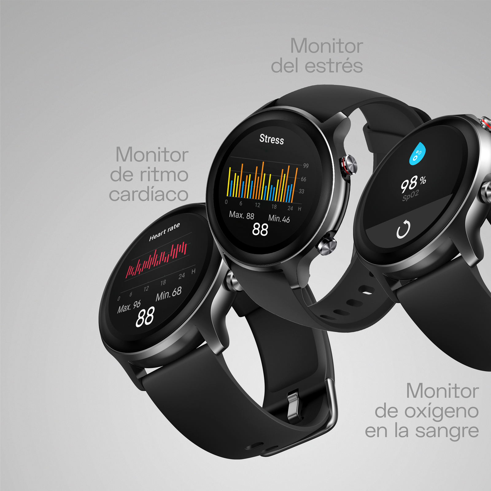 Smartwatch CUBITT CT4 Plateado