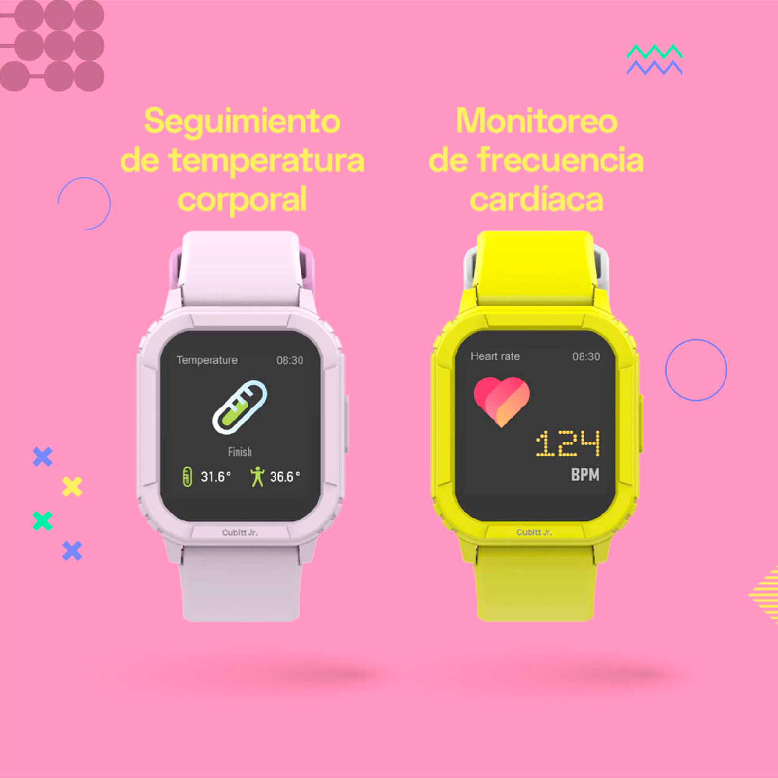 Smartwatch CUBITT Jr. Rosado