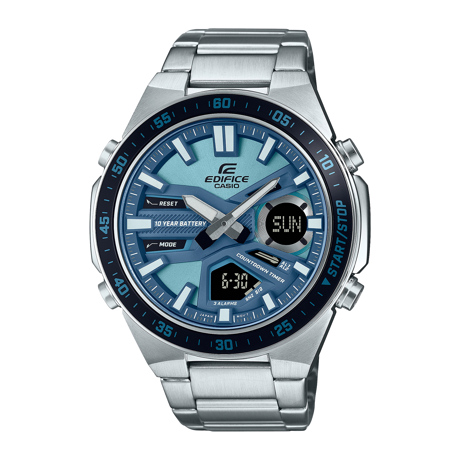 Reloj EDIFICE EFV-C110D-2B Acero Hombre Plateado