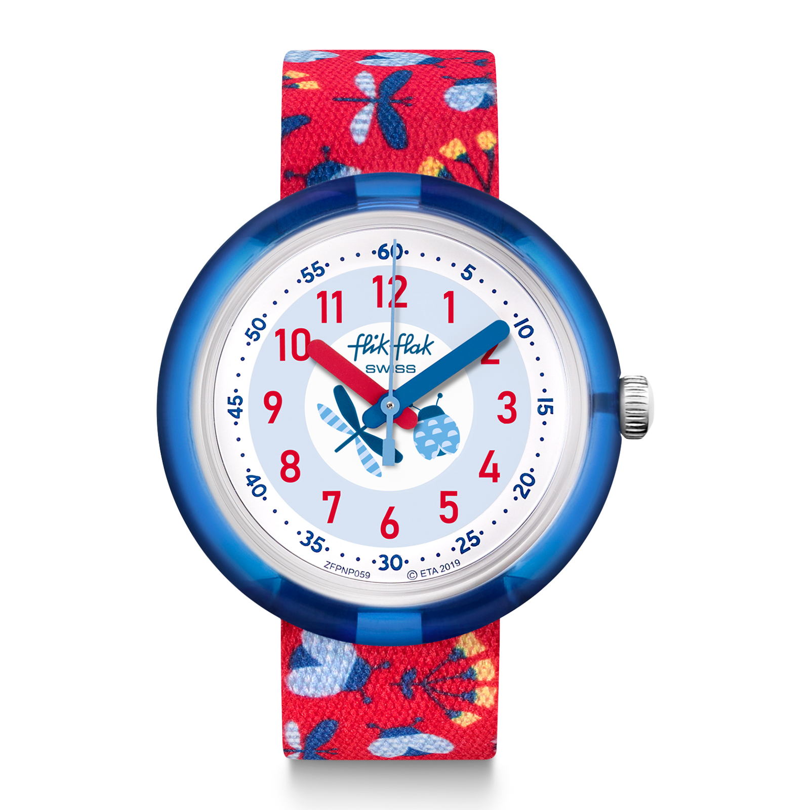 Reloj FLIK FLAK DEMOISELLES ZFPNP059 Niños Azul