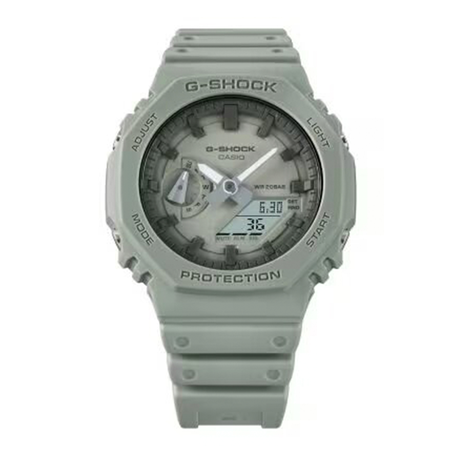 Reloj G-SHOCK GA-2100NC-3A Carbono/Resina Hombre Verde