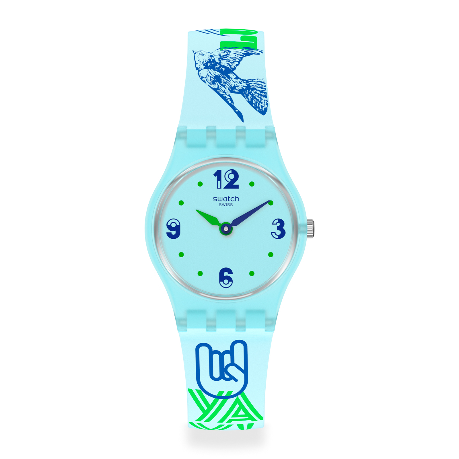 Reloj SWATCH #GREENTOUCHE LN157 Transparente