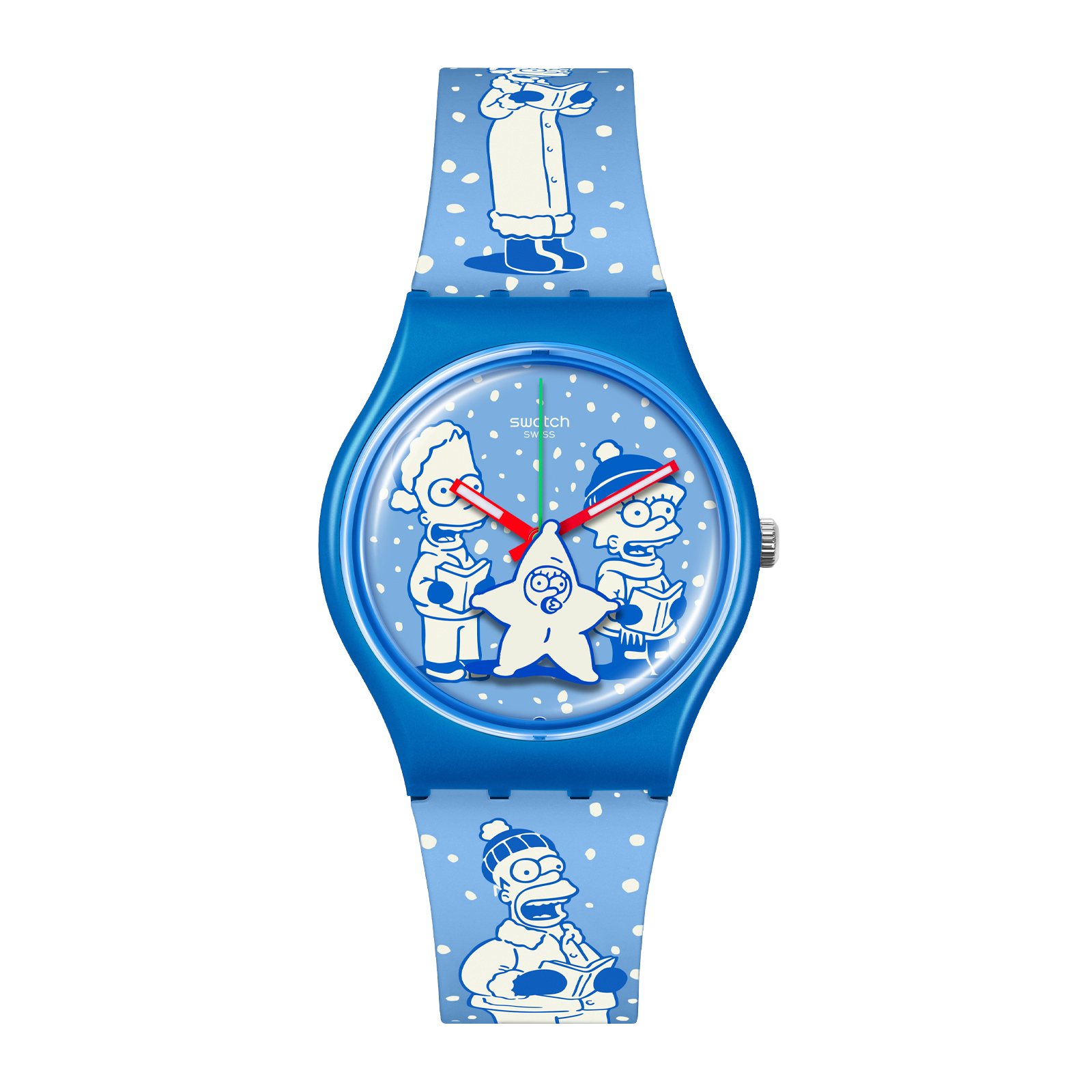 Reloj SWATCH TIDINGS OF JOY SO28Z126 Azul