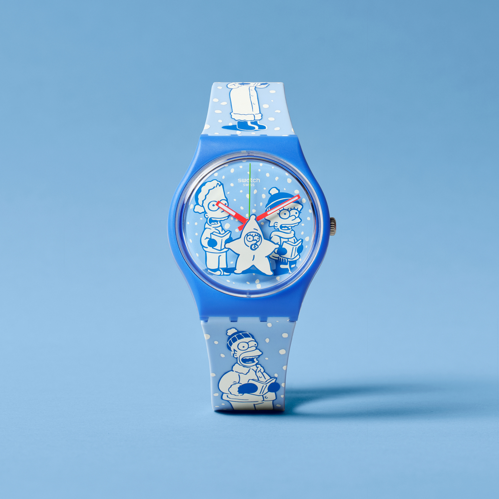 Reloj SWATCH TIDINGS OF JOY SO28Z126 Azul