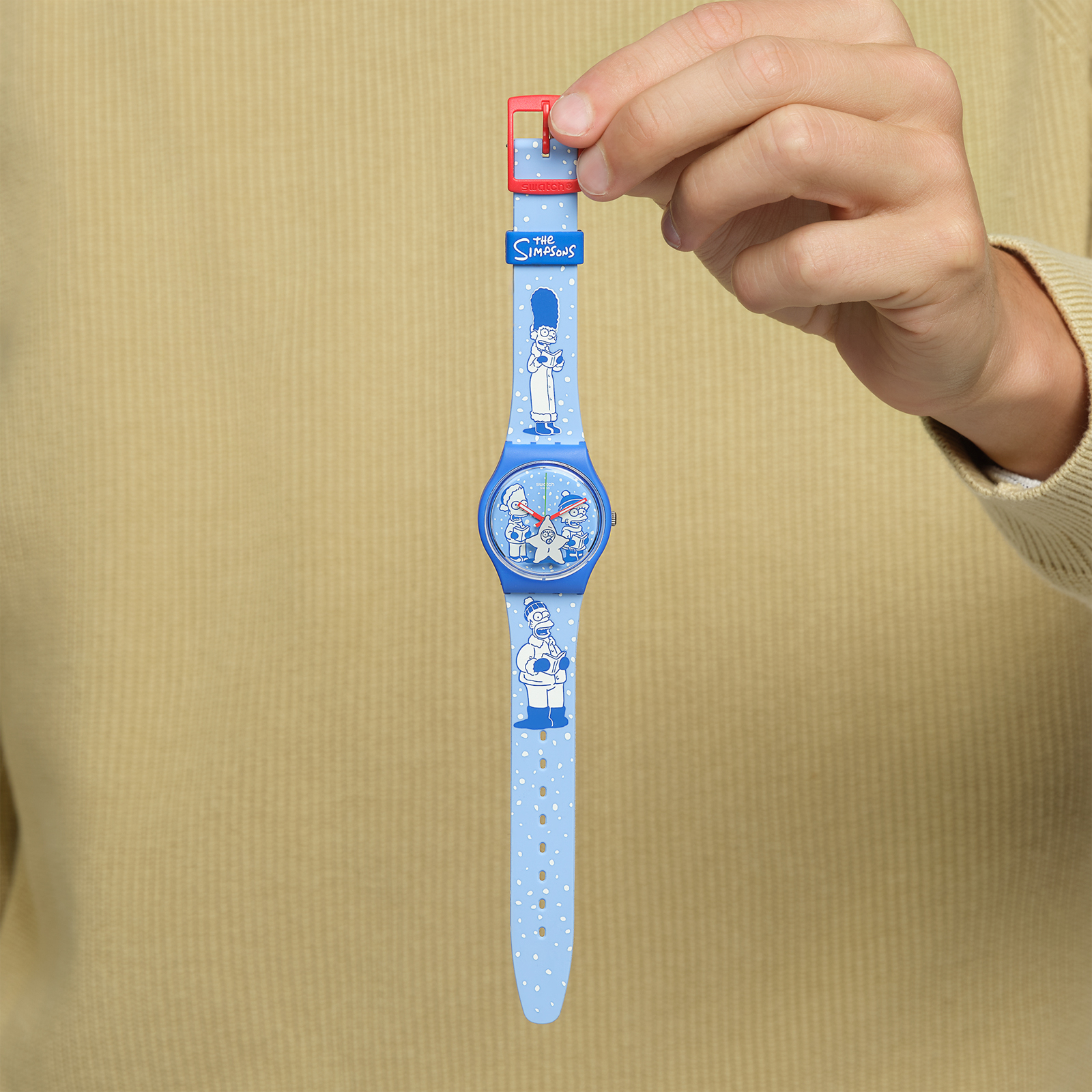 Reloj SWATCH TIDINGS OF JOY SO28Z126 Azul