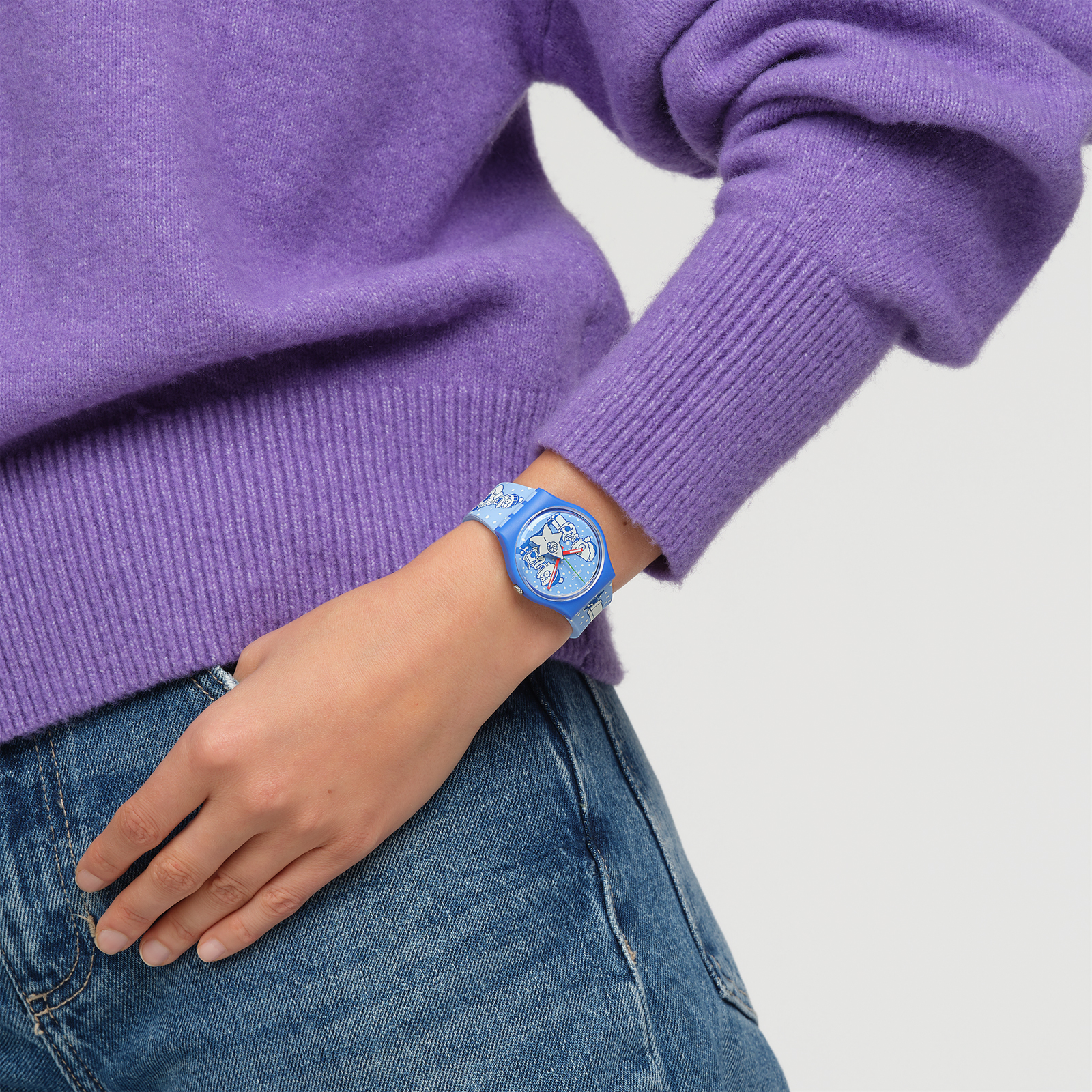 Reloj SWATCH TIDINGS OF JOY SO28Z126 Azul