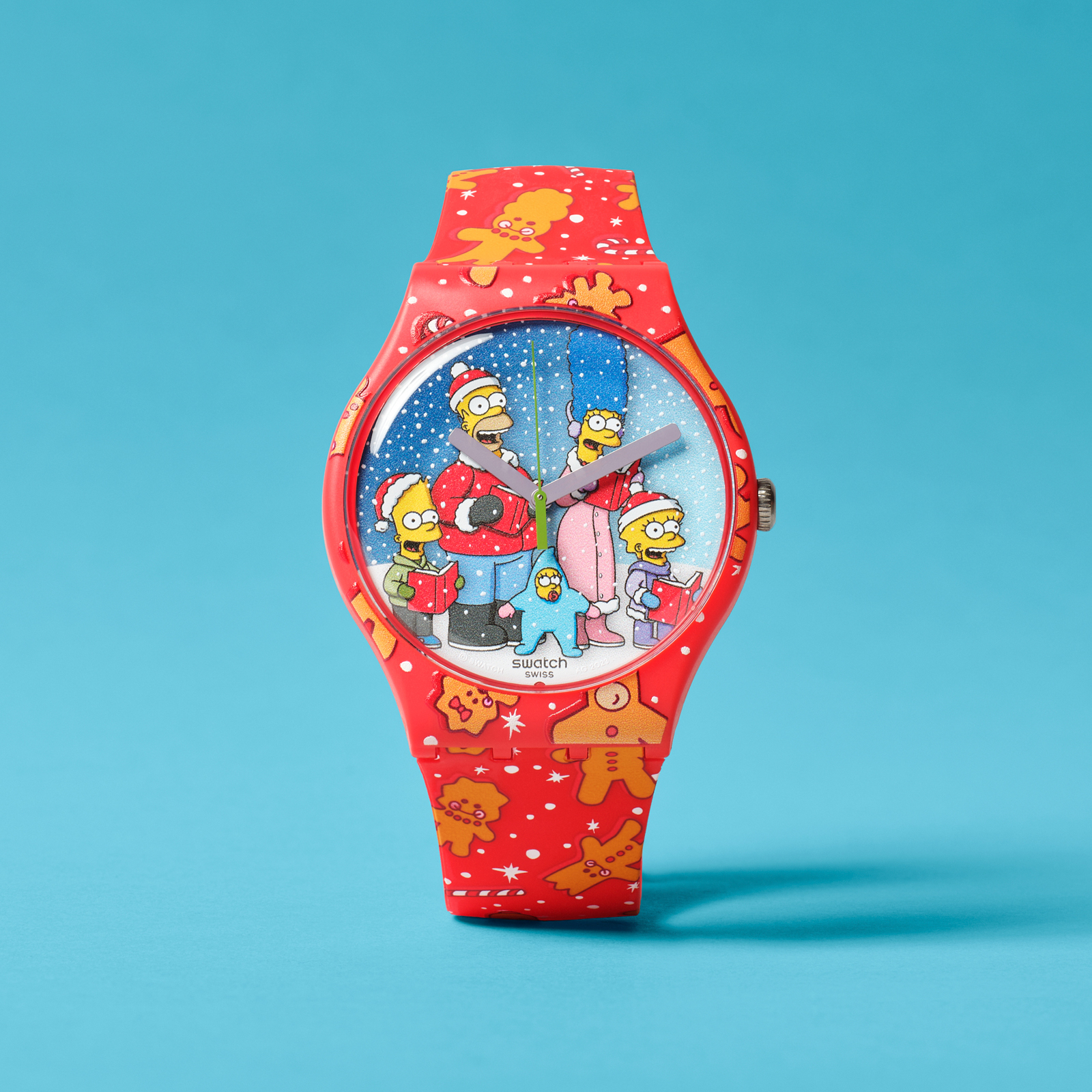 Reloj SWATCH WONDROUS WINTER WONDERLAND SUOZ361 Rojo