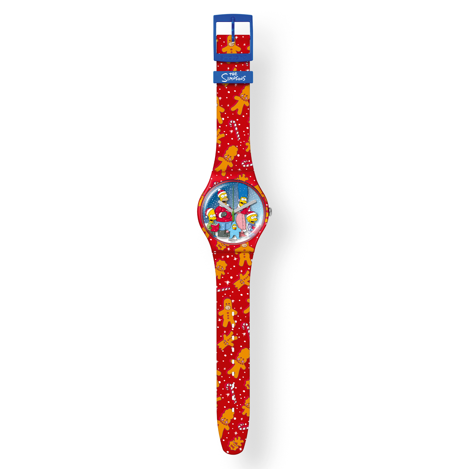 Reloj SWATCH WONDROUS WINTER WONDERLAND SUOZ361 Rojo
