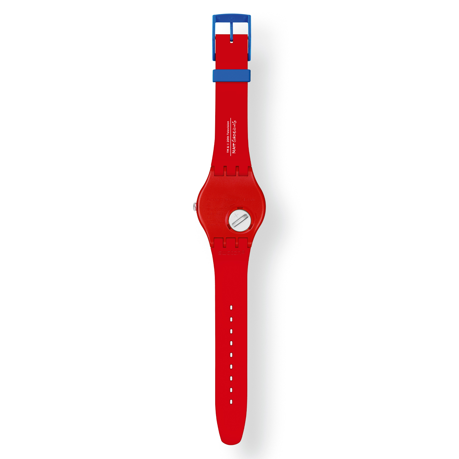 Reloj SWATCH WONDROUS WINTER WONDERLAND SUOZ361 Rojo