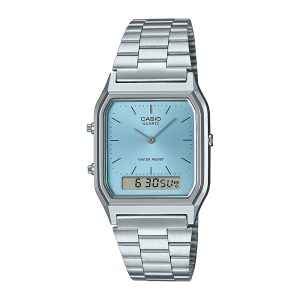 Reloj CASIO AQ-230A-2A1 Resina/Cromado Juvenil Plateado