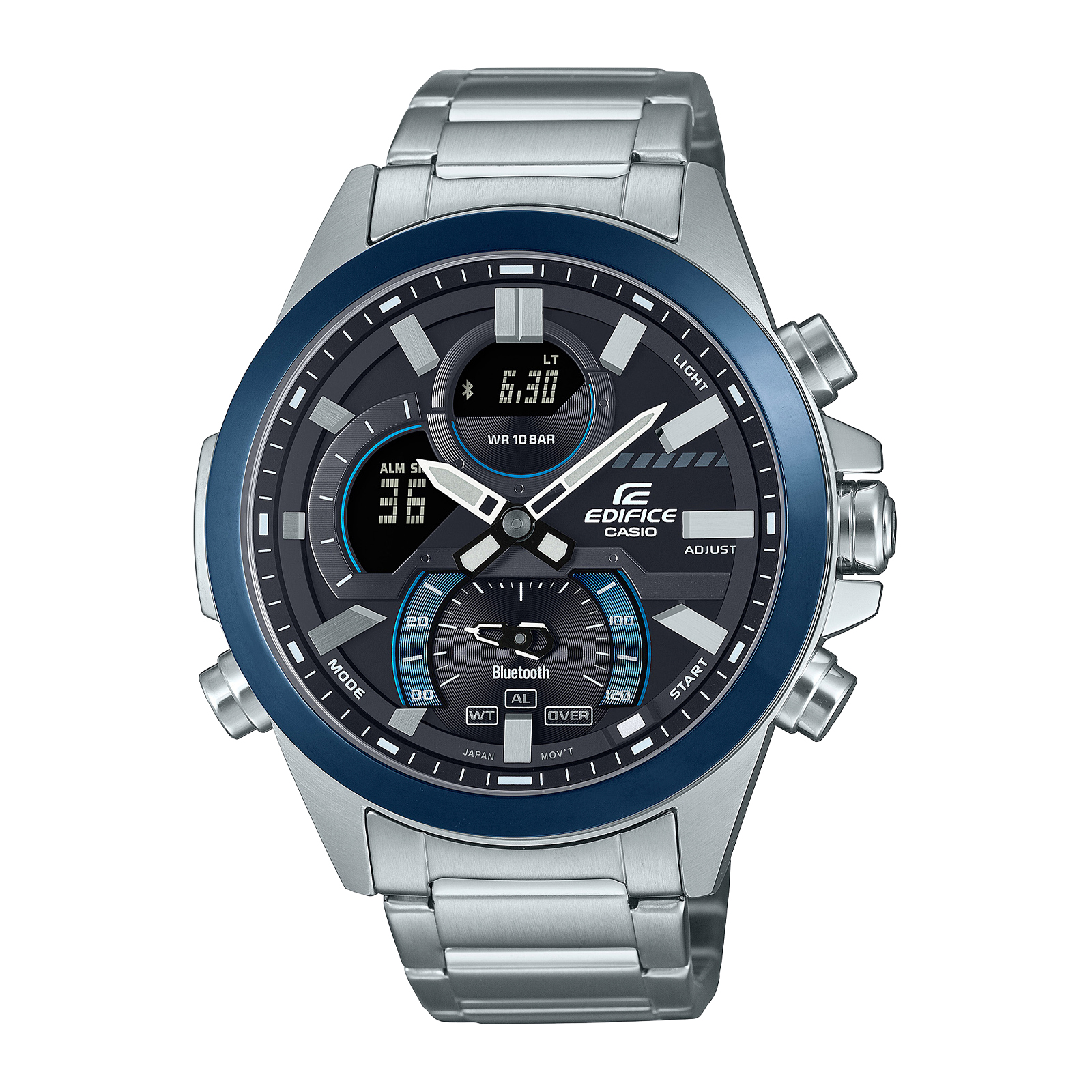 Reloj EDIFICE ECB-30DB-1A acero Hombre Plateado