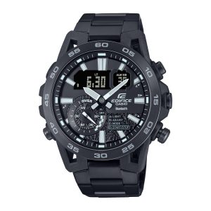 Reloj EDIFICE ECB-40BK-1A Carbono/Acero Hombre Negro