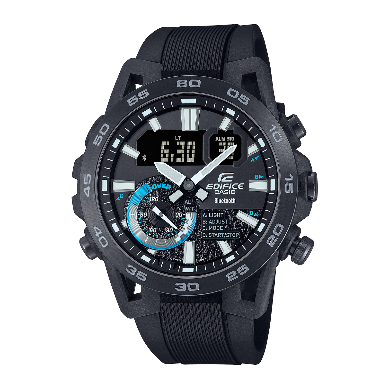 Reloj EDIFICE ECB-40PB-1A Carbono/Acero Hombre Negro