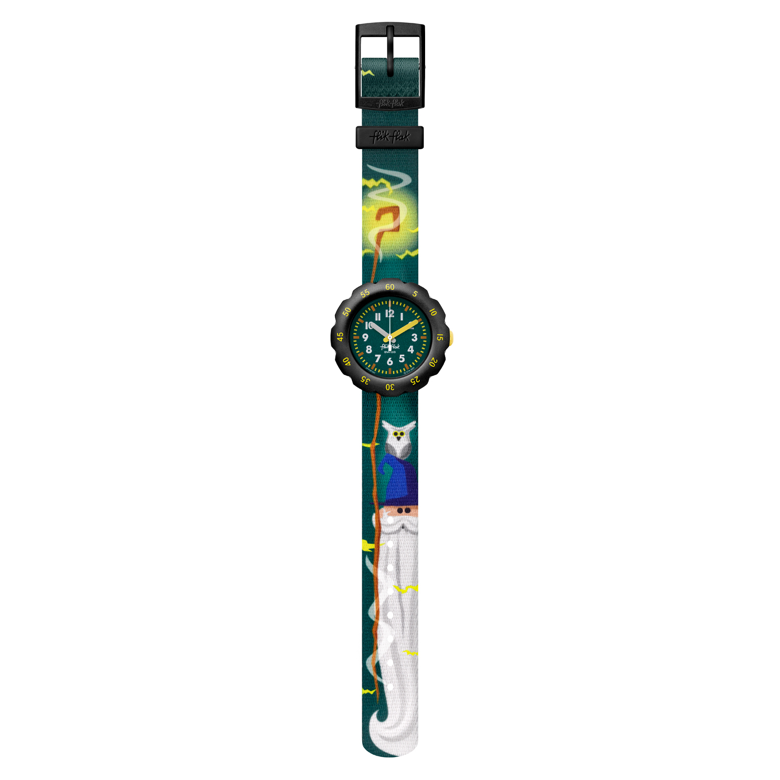 Reloj FLIK FLAK WIZARMAZING ZFPSP061 Niños Negro