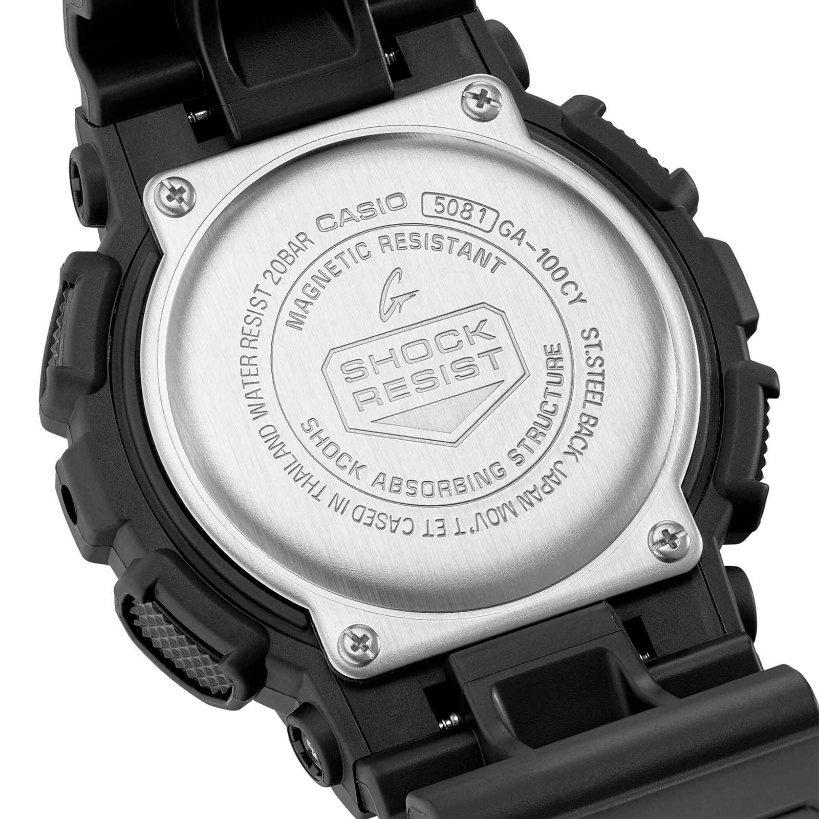 Reloj G-SHOCK GA-100CY-1A Resina Hombre Negro