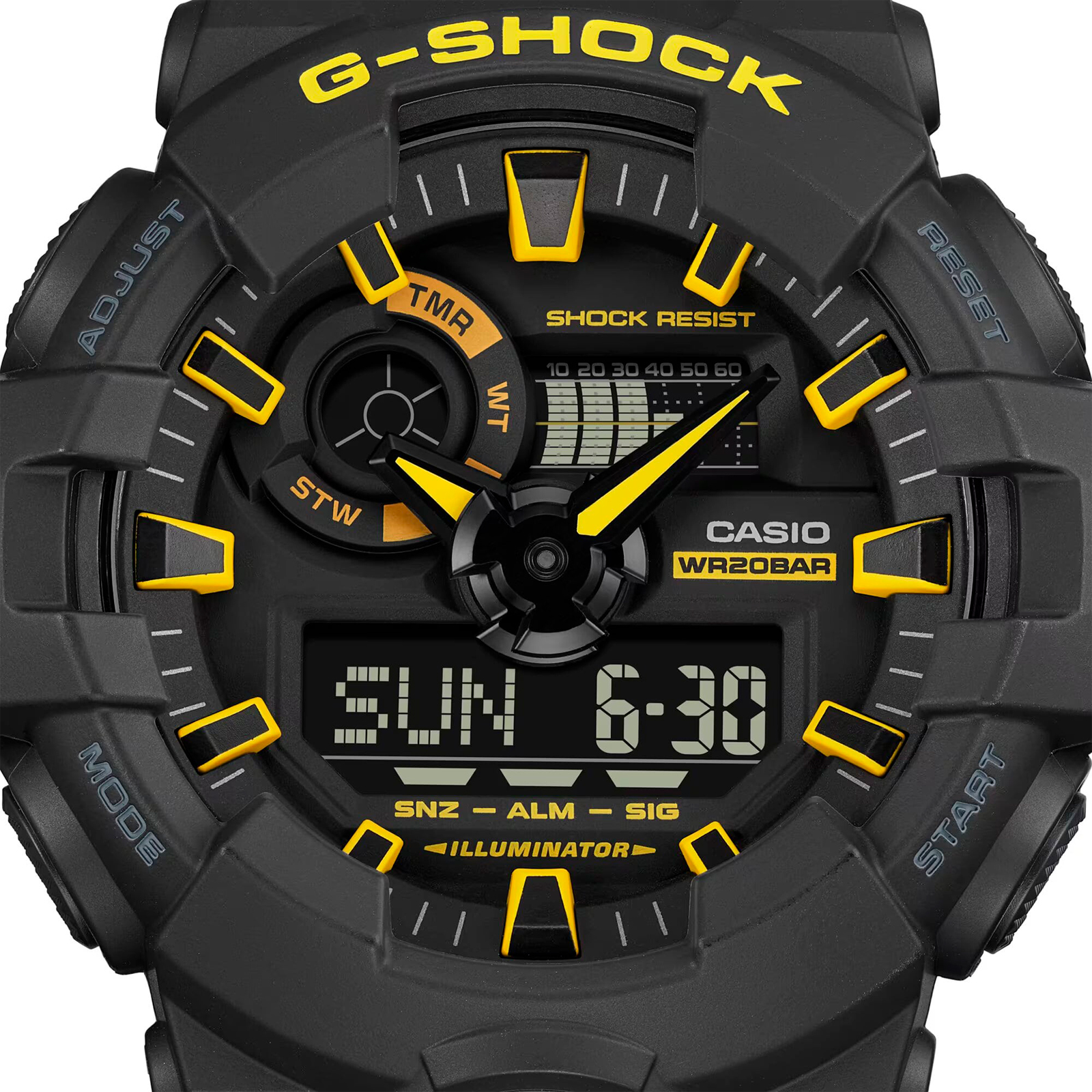 Reloj G-SHOCK GA-700CY-1A resina Hombre Negro