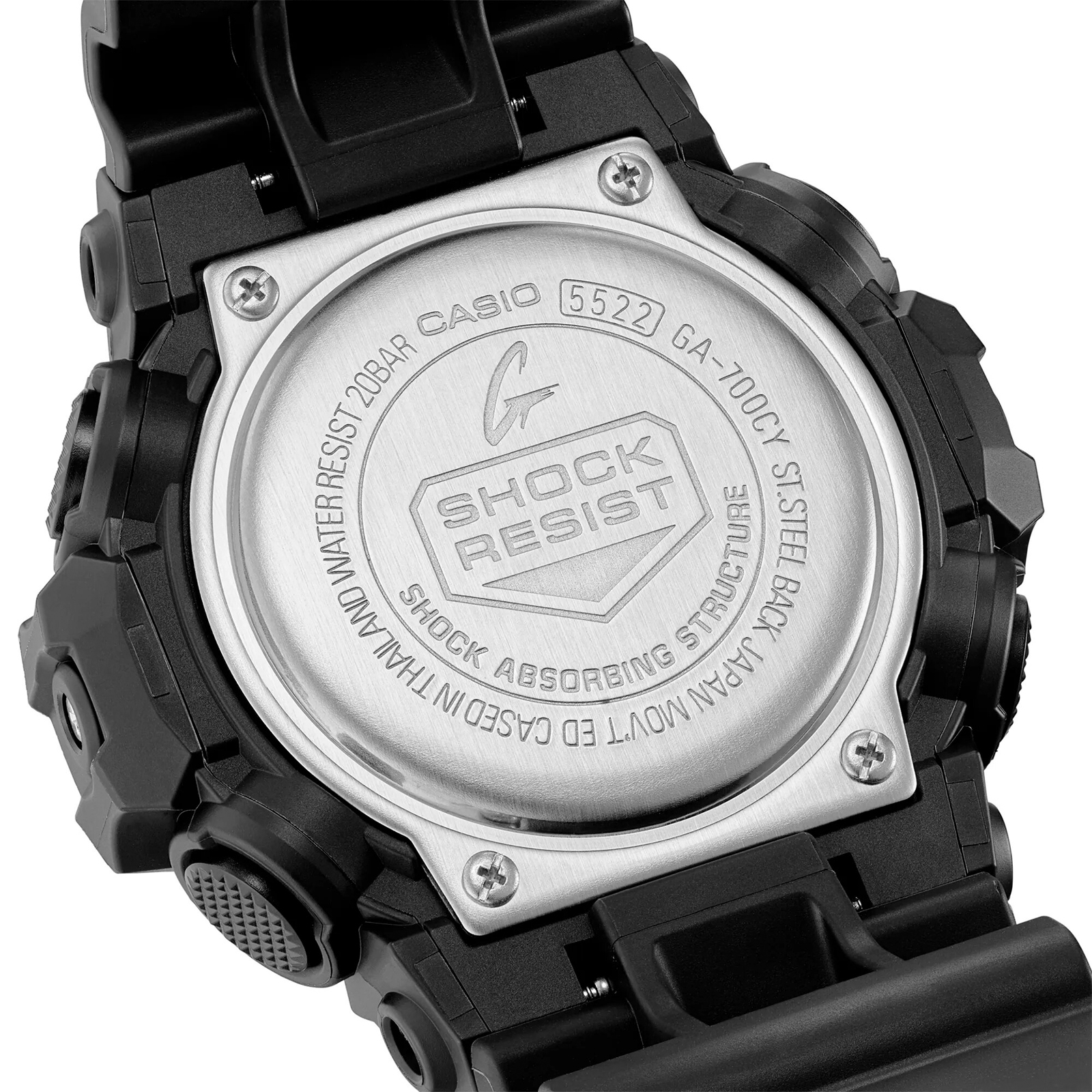 Reloj G-SHOCK GA-700CY-1A resina Hombre Negro