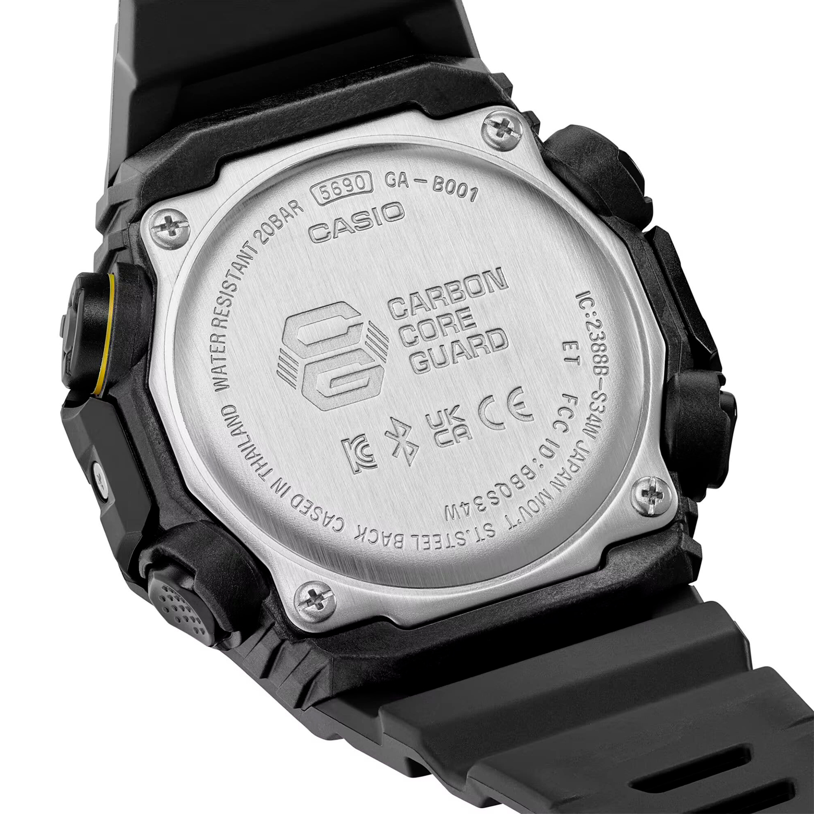 Reloj G-SHOCK GA-B001CY-1A Carbono/Resina Hombre Negro