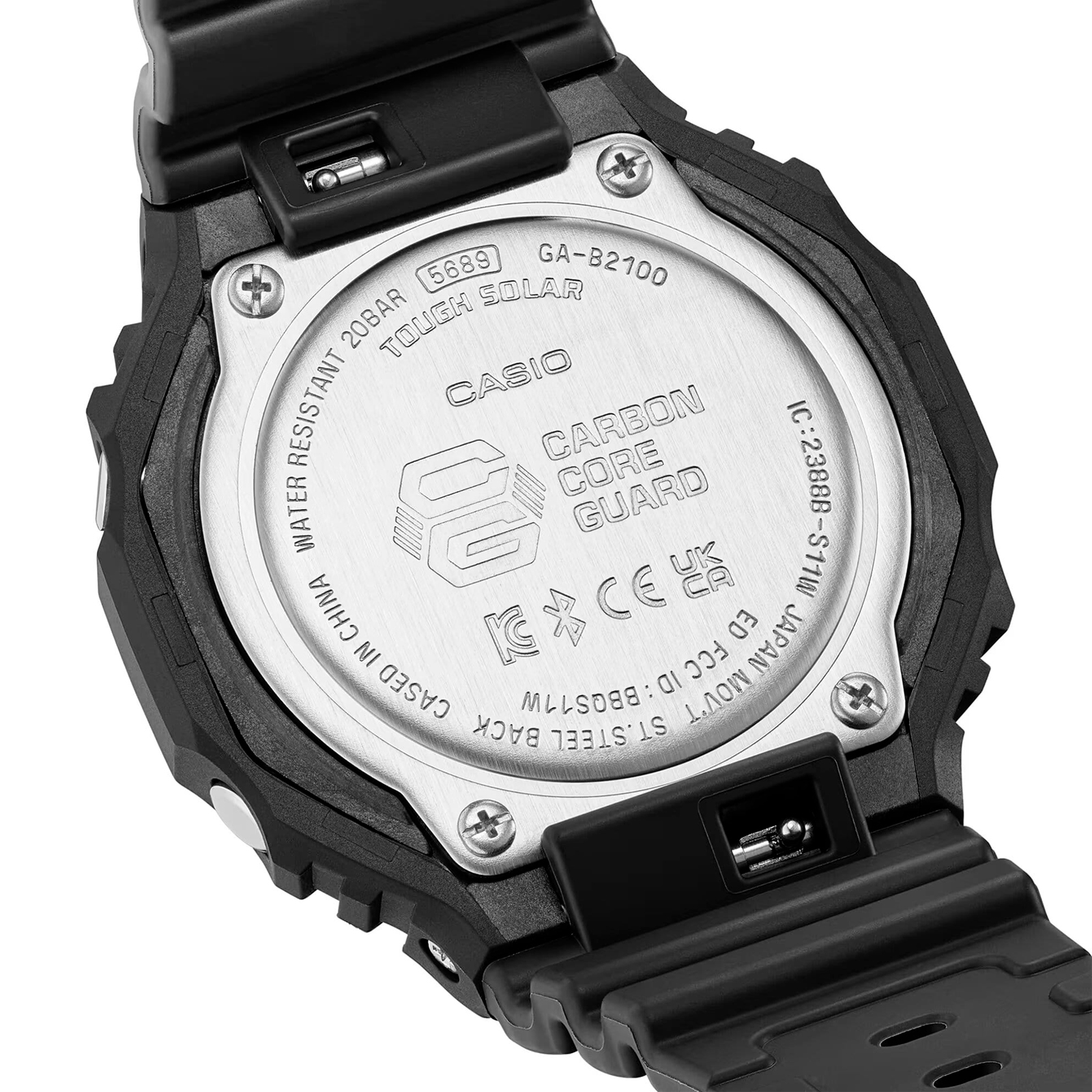 Reloj G-SHOCK GA-B2100CY-1A Carbono/Resina Hombre Negro