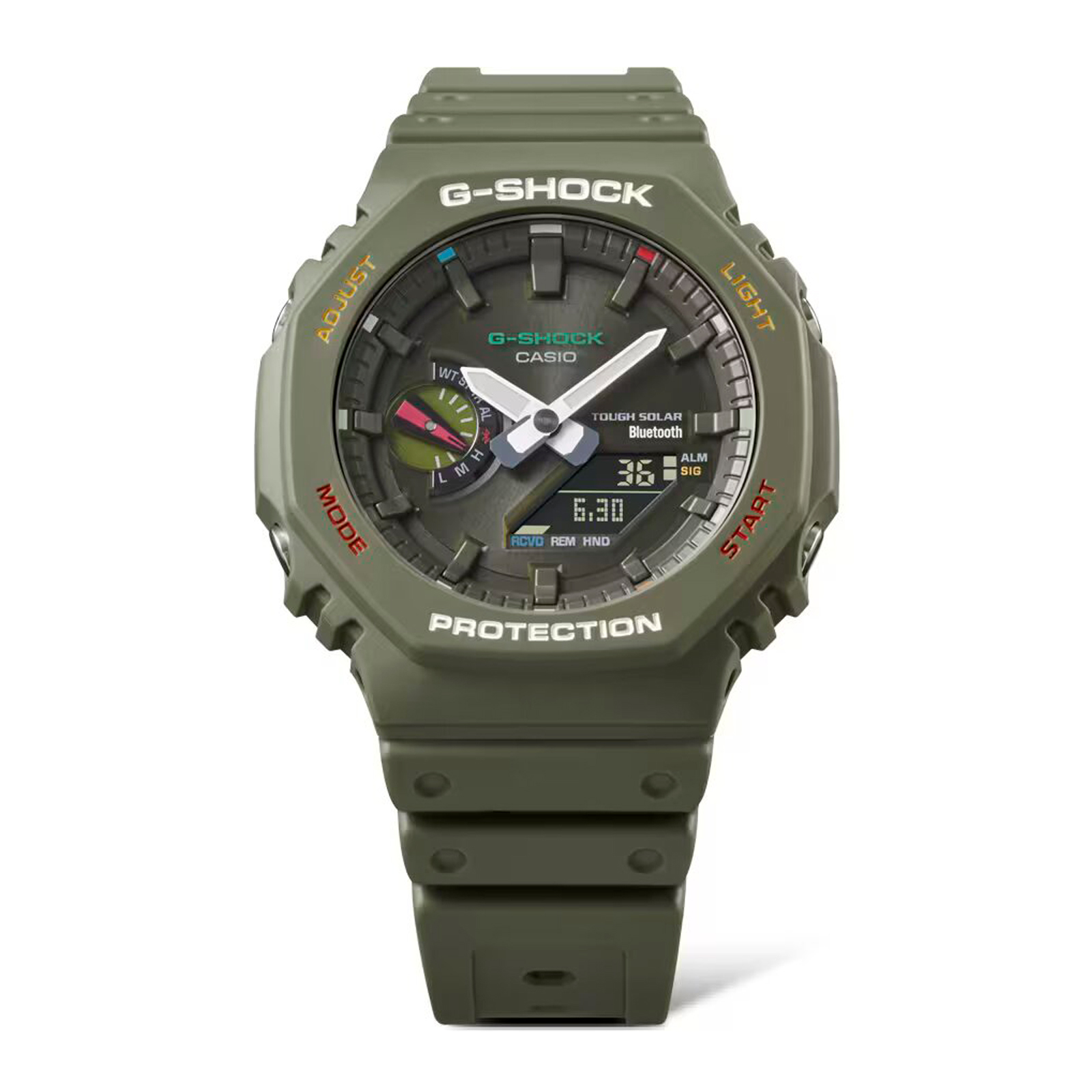 Reloj G-SHOCK GA-B2100FC-3A Carbono/Resina Hombre Verde