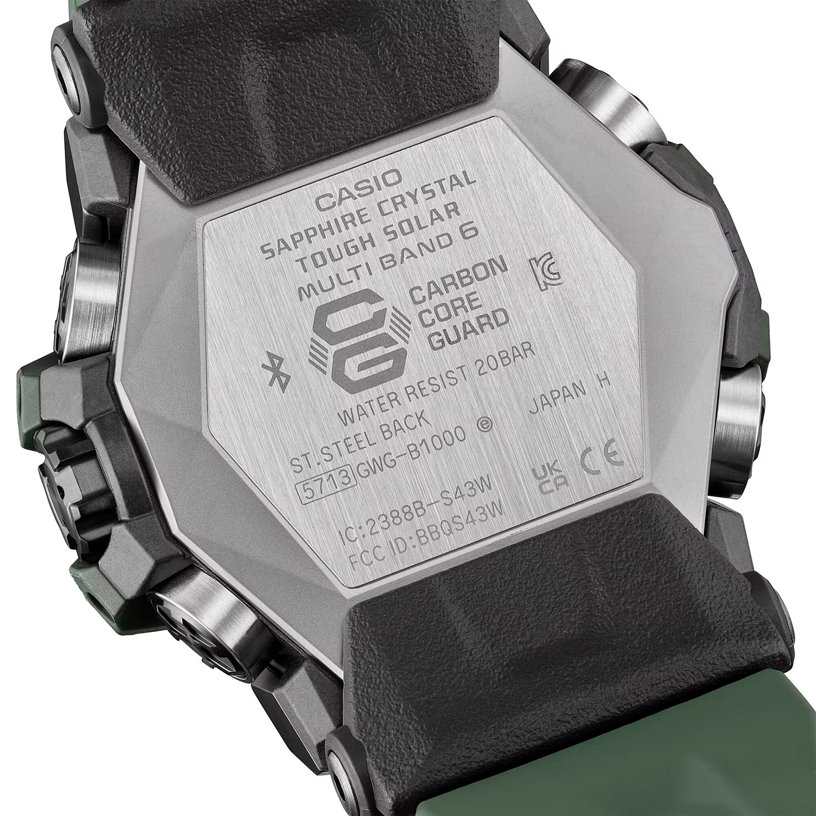 Reloj G-SHOCK GWG-B1000-3A Resina Hombre Verde