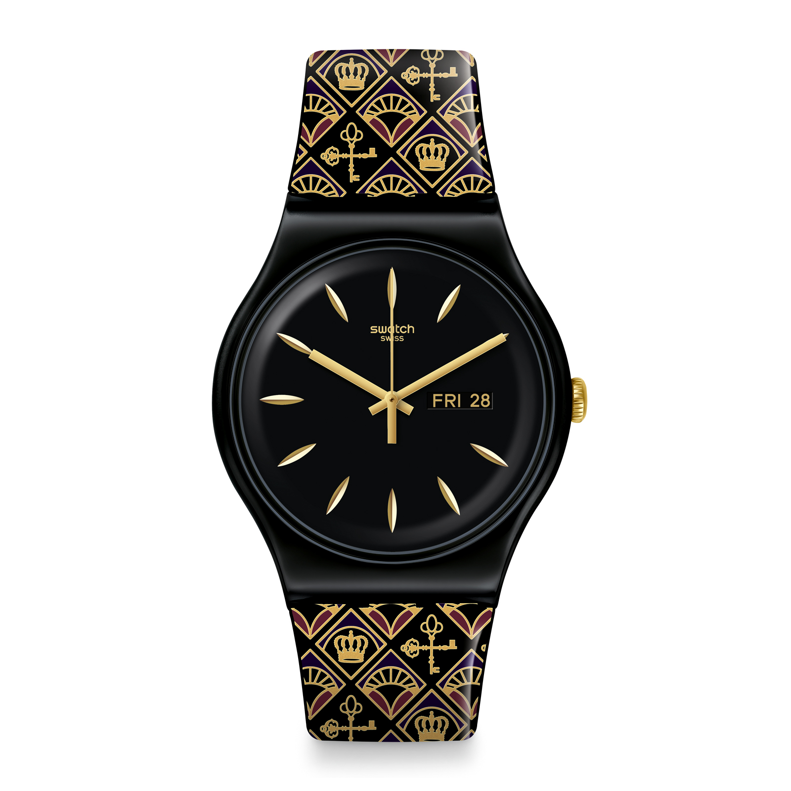 Reloj SWATCH ROYAL KEY SUOB730 Negro