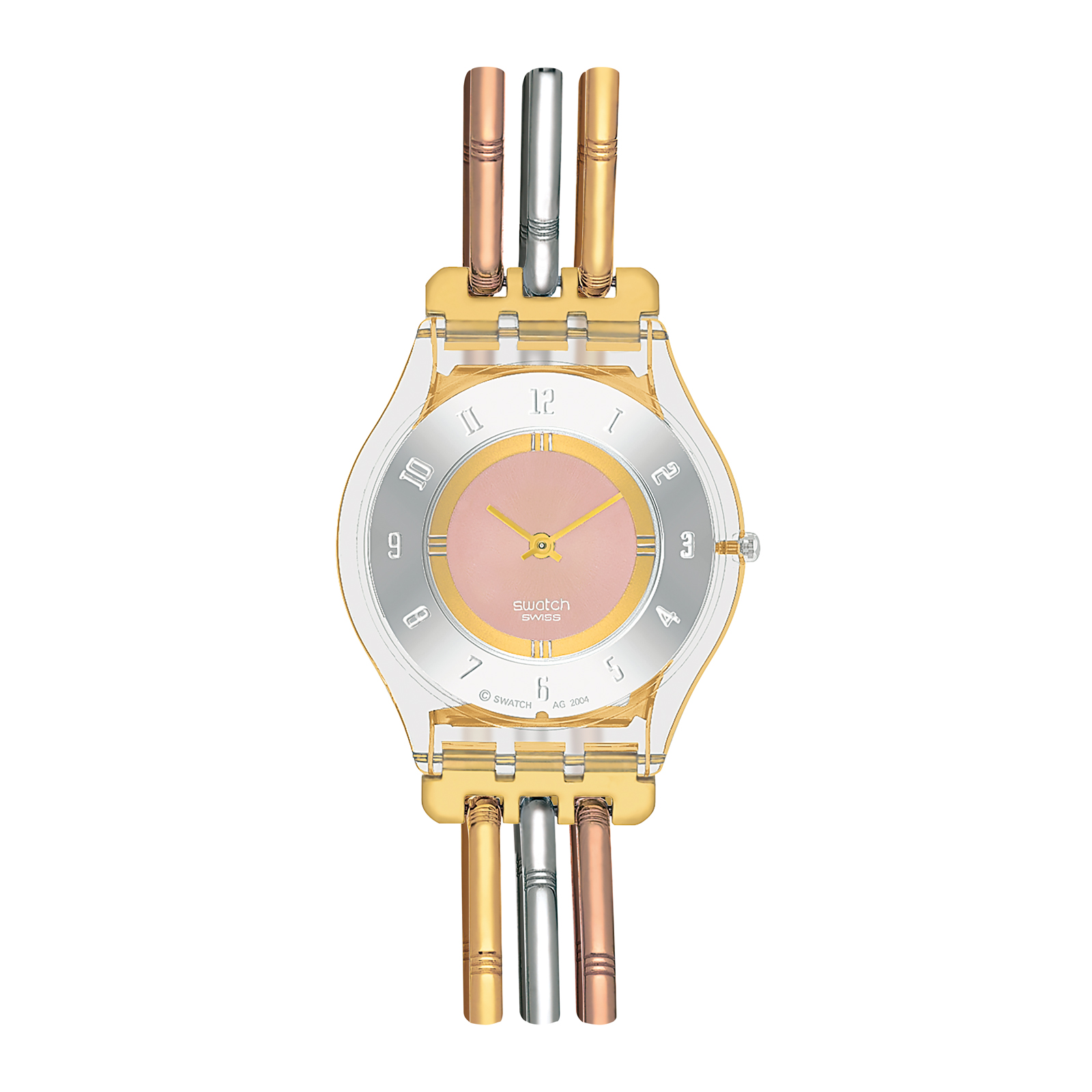 Reloj SWATCH TRI-GOLD AGAIN S SS08K101B Transparente