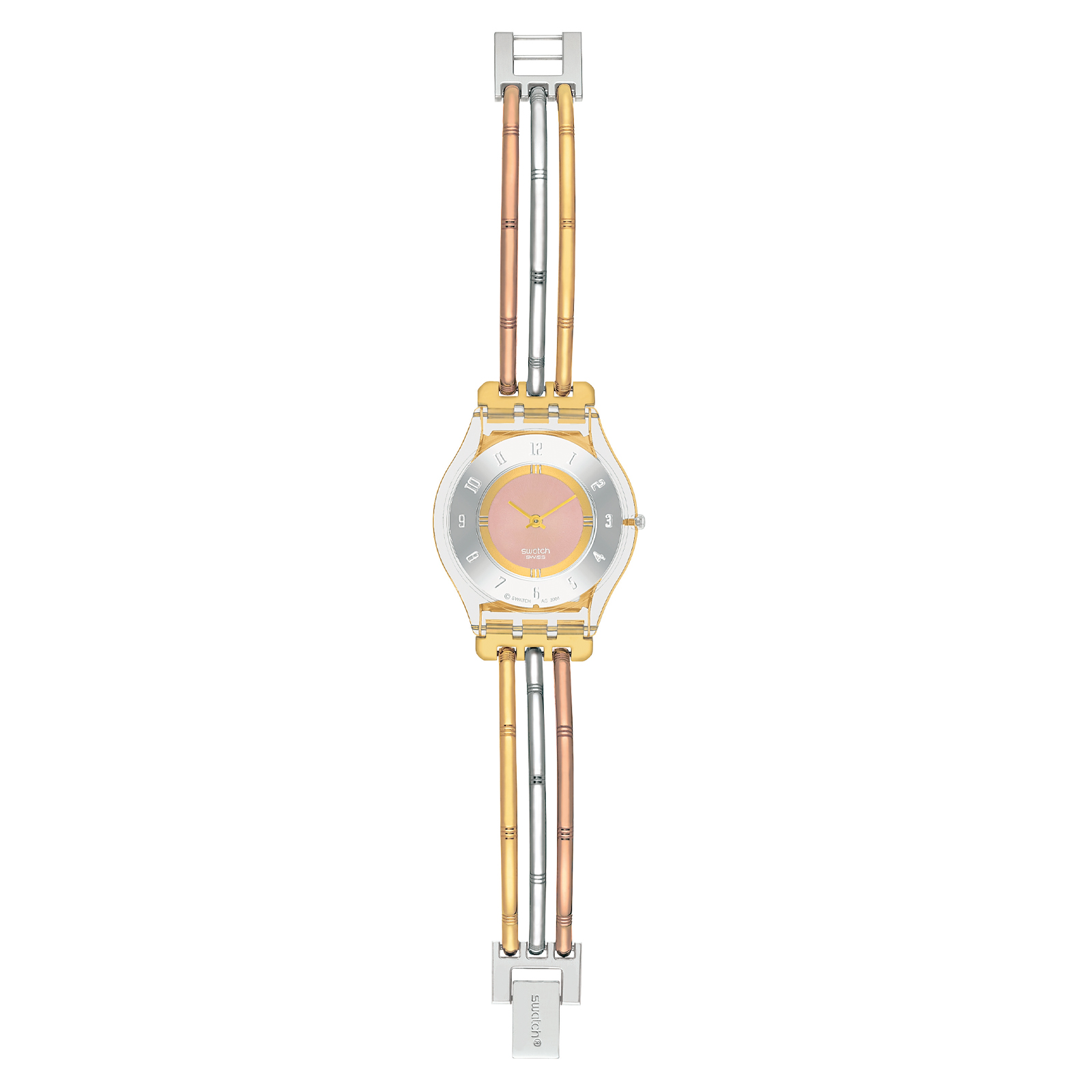 Reloj SWATCH TRI-GOLD AGAIN S SS08K101B Transparente
