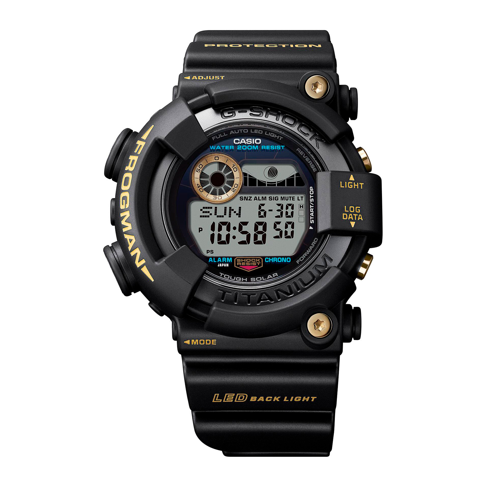 Reloj G-SHOCK GW-8230B-9A Titanio/Resina Hombre Negro