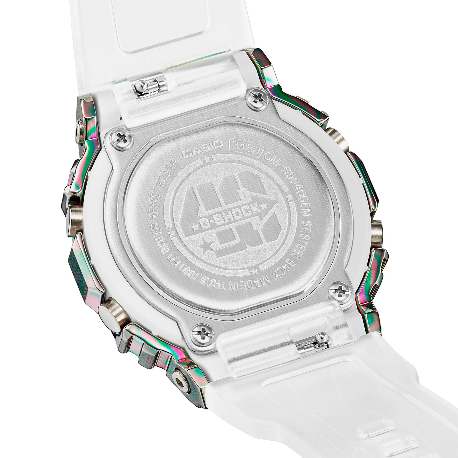 Reloj G-SHOCK GM-S5640GEM-7D Resina/Acero Mujer Plateado