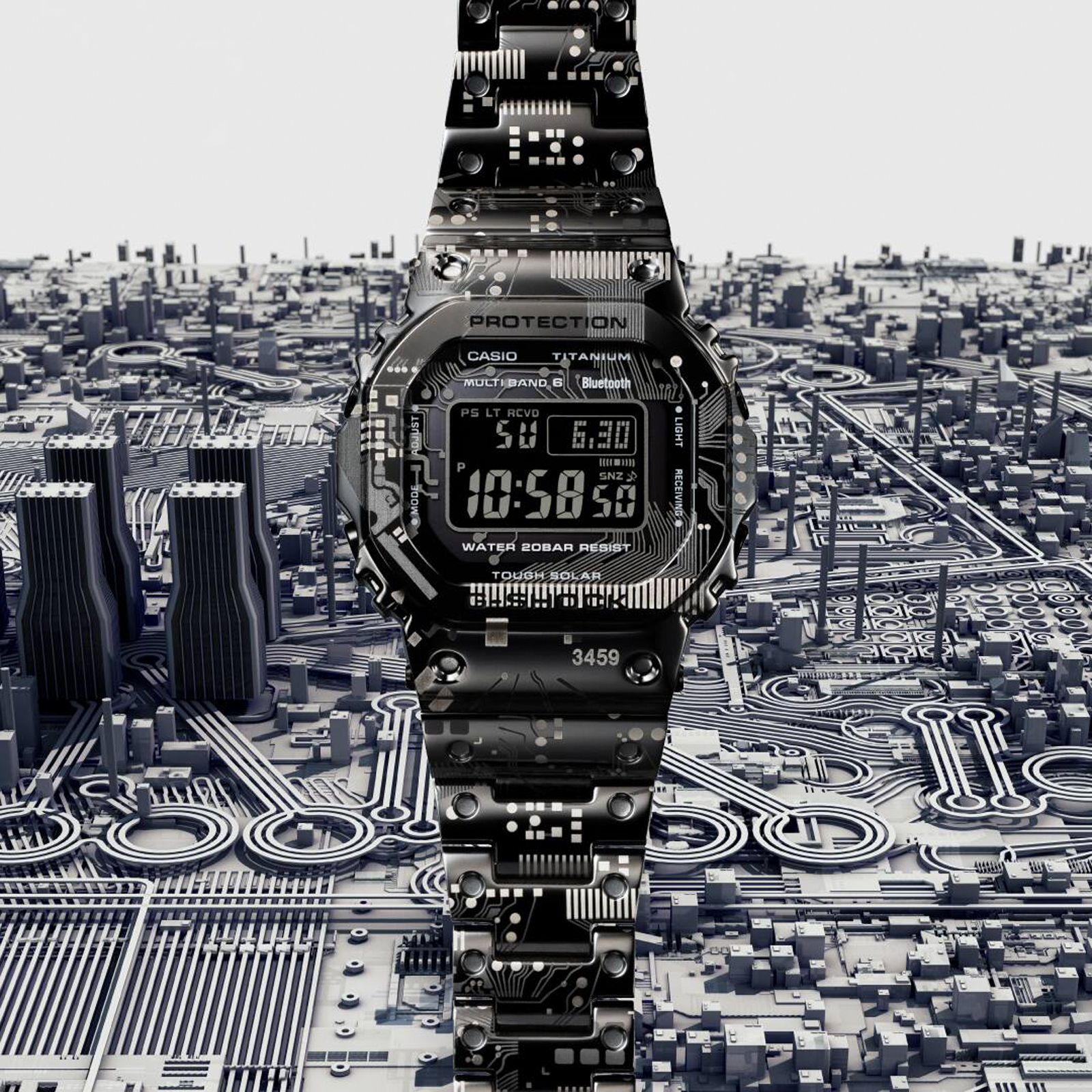 Reloj G-SHOCK GMW-B5000TCC-1D Titanio Hombre Negro