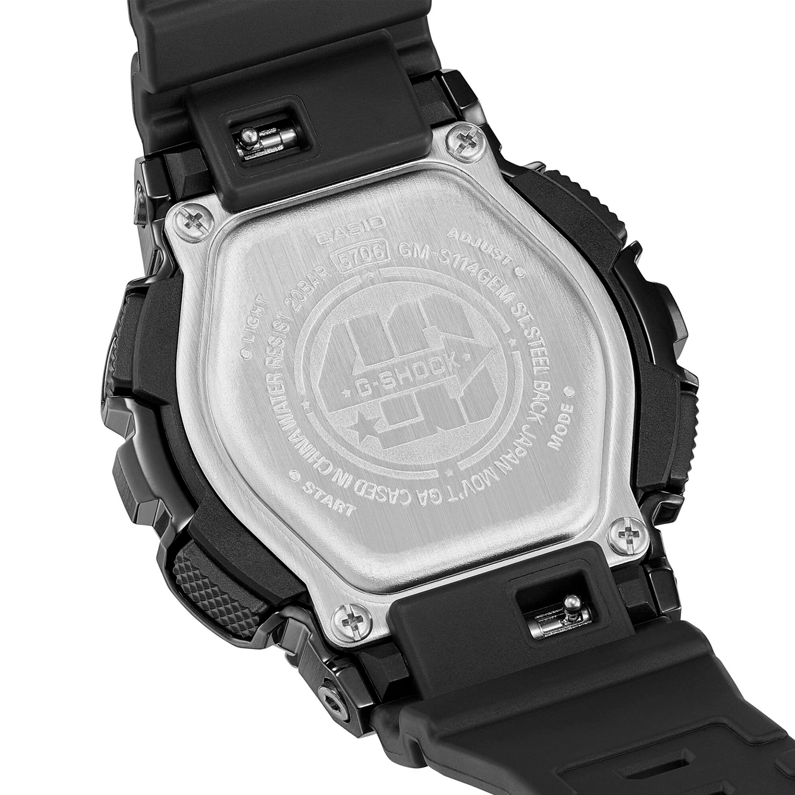 Reloj G-SHOCK GM-S114GEM-1A2 Resina/Acero Mujer Gris