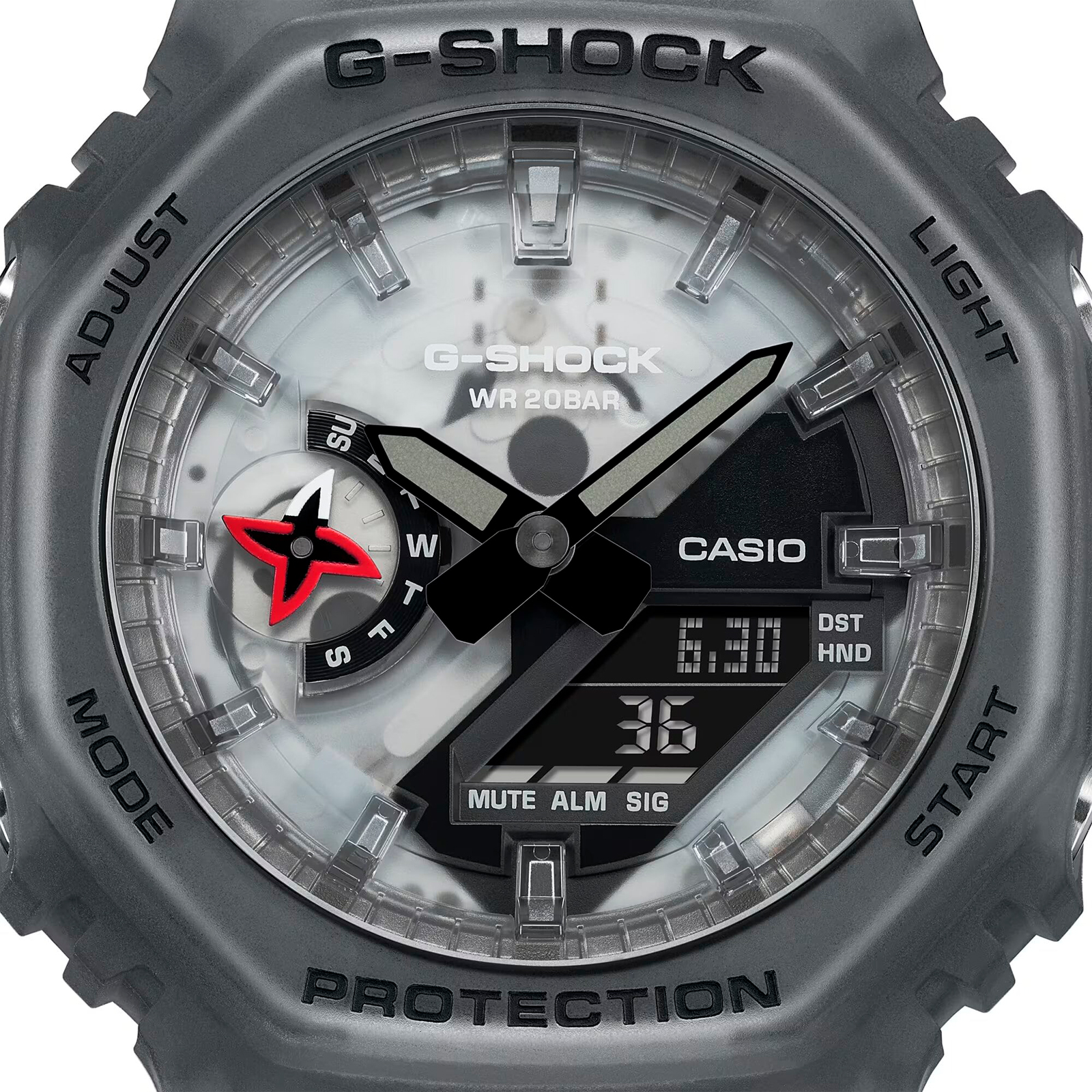 Reloj G-SHOCK GA-2100NNJ-8A Carbono/Resina Hombre Gris