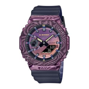 Reloj G-SHOCK GM-2100MWG-1A Resina/Acero Hombre Negro/Purpura