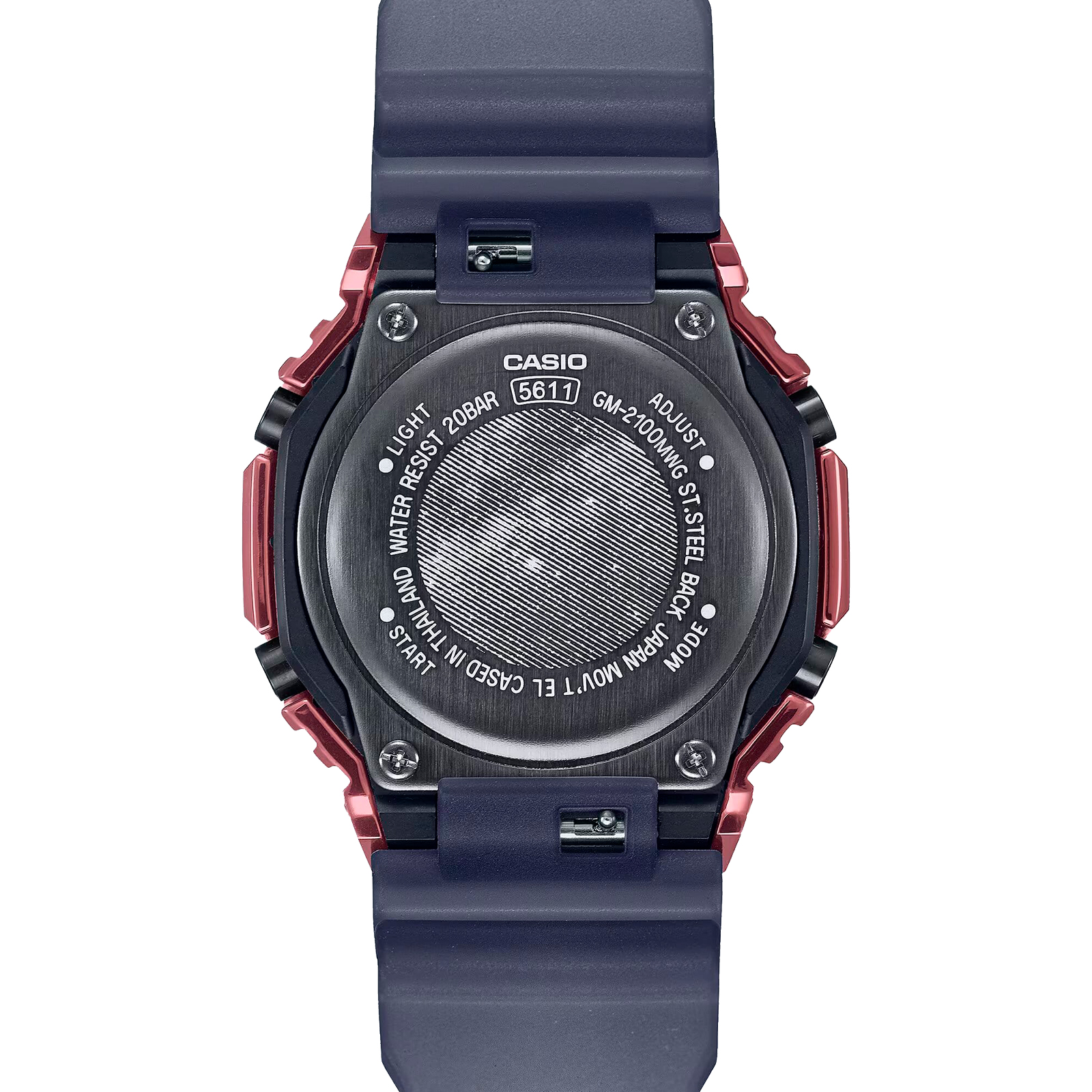 Reloj G-SHOCK GM-2100MWG-1A Resina/Acero Hombre Negro/Purpura