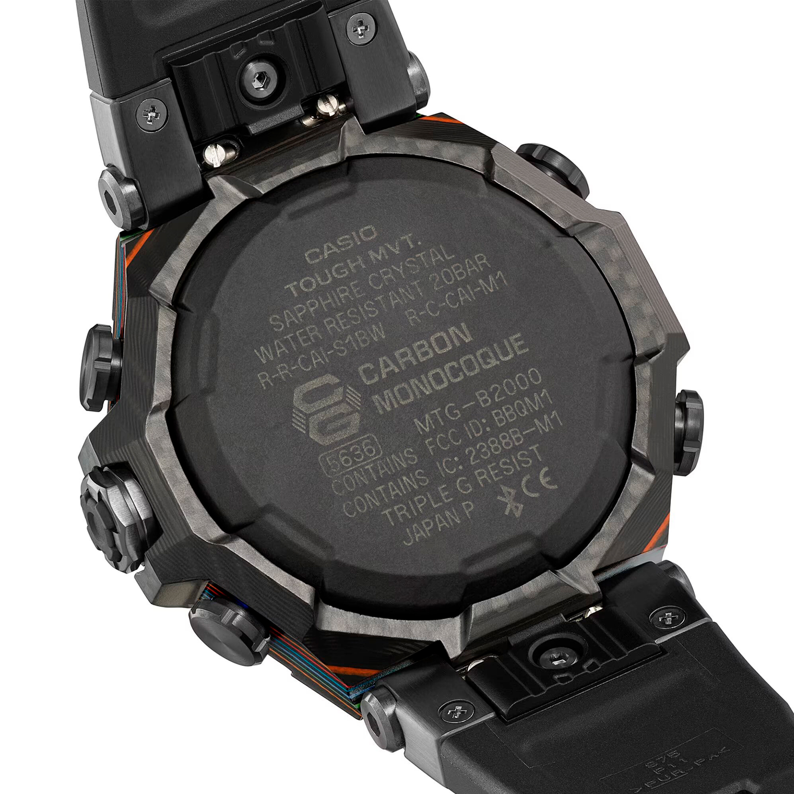 Reloj G-SHOCK MTG-B2000YR-1A Carbono/Acero Hombre Negro