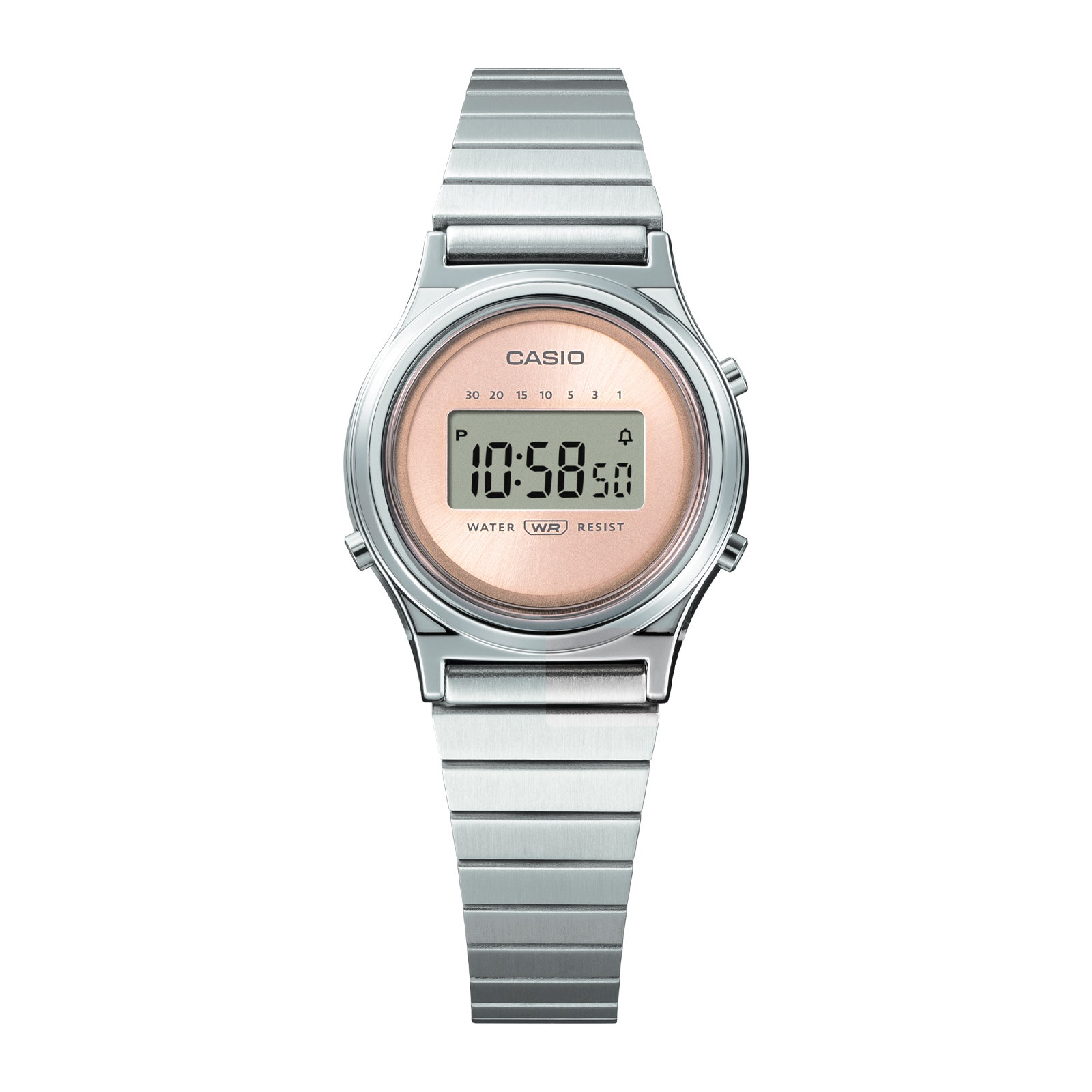 Reloj CASIO LA700WE-4A Resina/Cromado Mujer Plateado