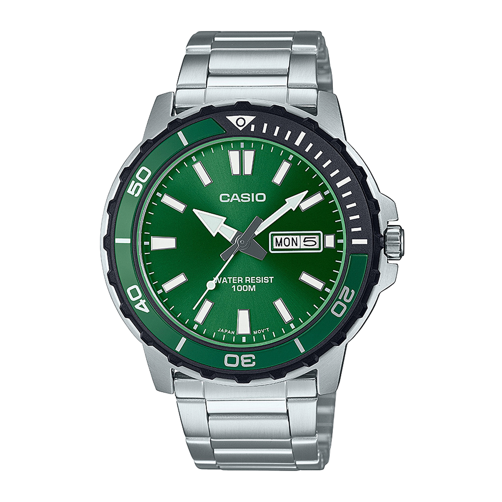 Reloj CASIO MTD-125D-3A Acero Hombre Plateado