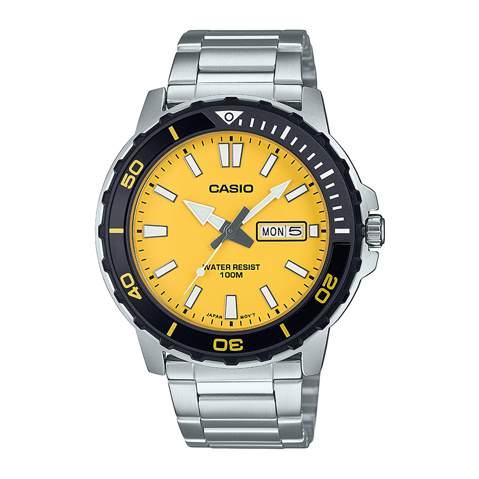 Reloj CASIO MTD-125D-9A Acero Hombre Plateado