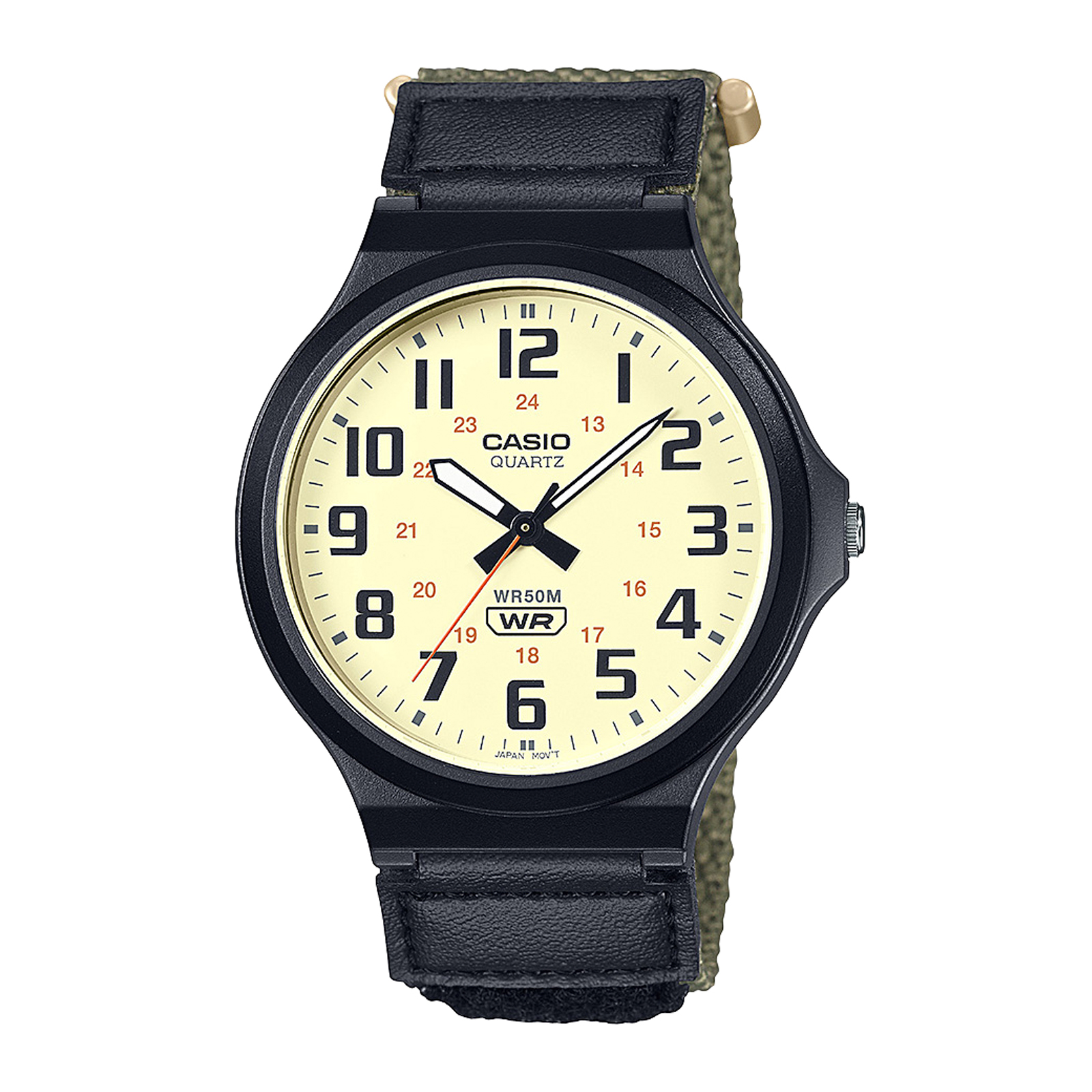 Reloj CASIO MW-240B-3B Resina Juvenil Negro