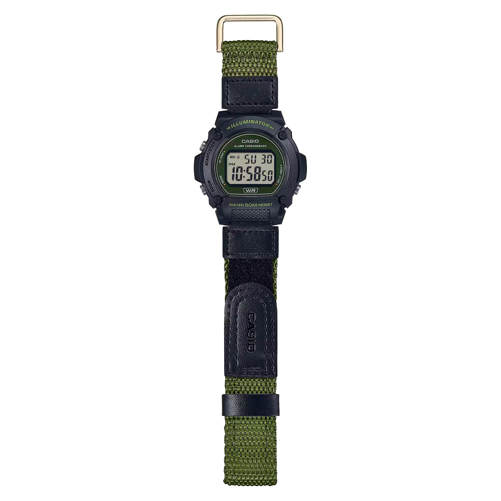 Reloj CASIO W-219HB-3A Resina Hombre Negro