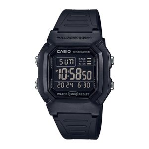 Reloj CASIO W-800H-1B Resina Juvenil Negro