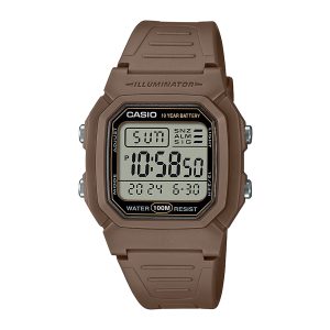 Reloj CASIO W-800H-5A Resina Juvenil Marron