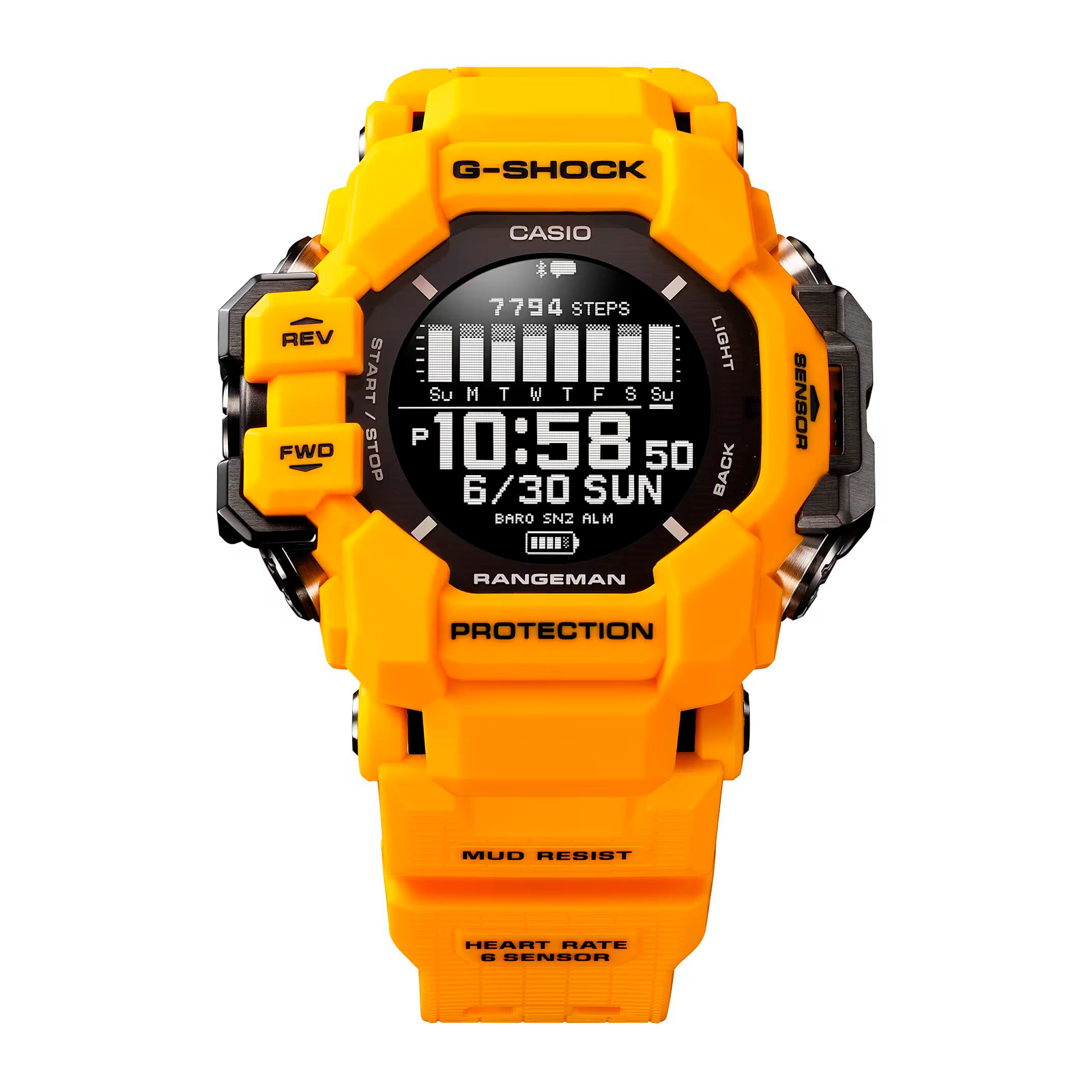 Reloj G-SHOCK GPR-H1000-9D Resina Hombre Amarillo