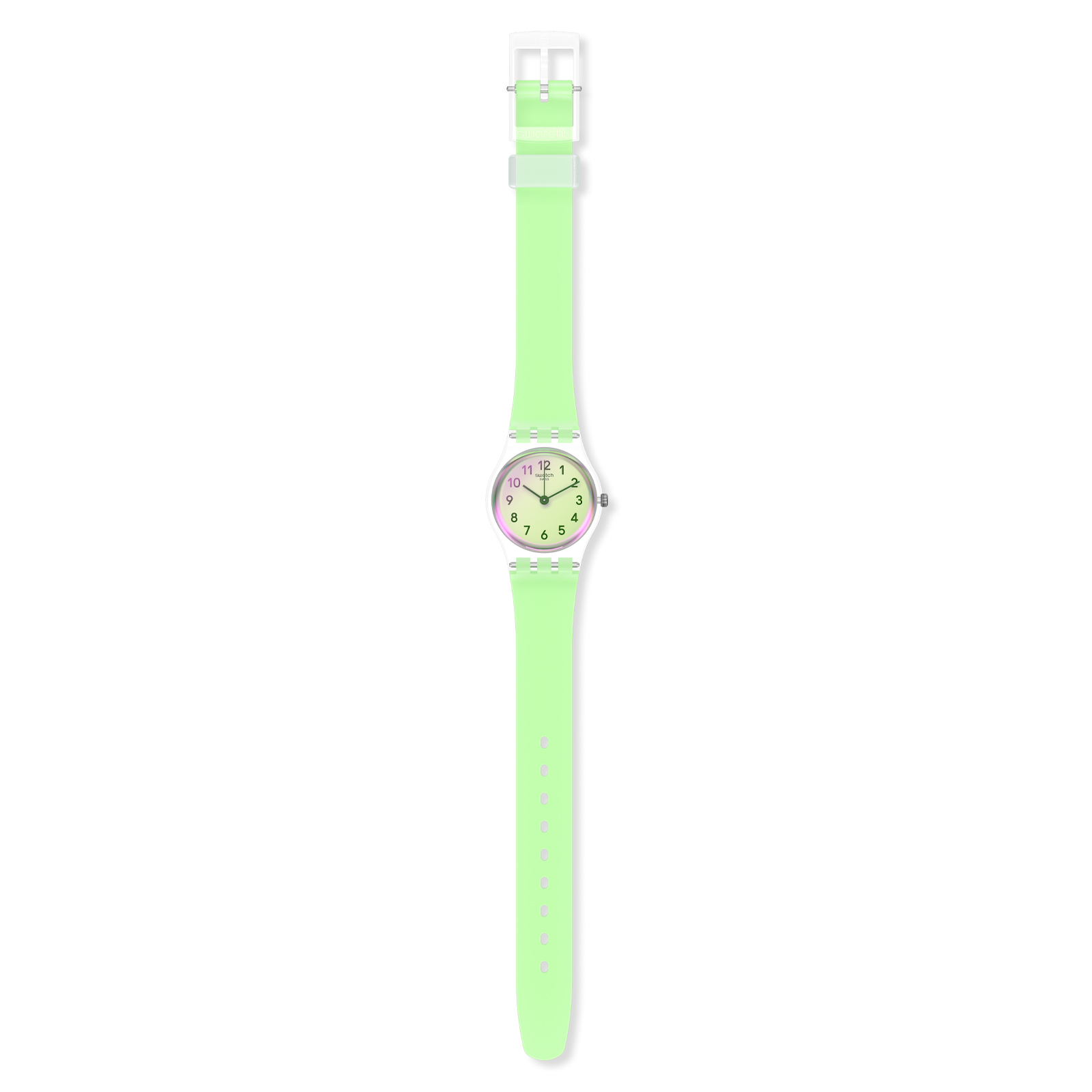 Reloj SWATCH CASUAL GREEN LK397 Transparente