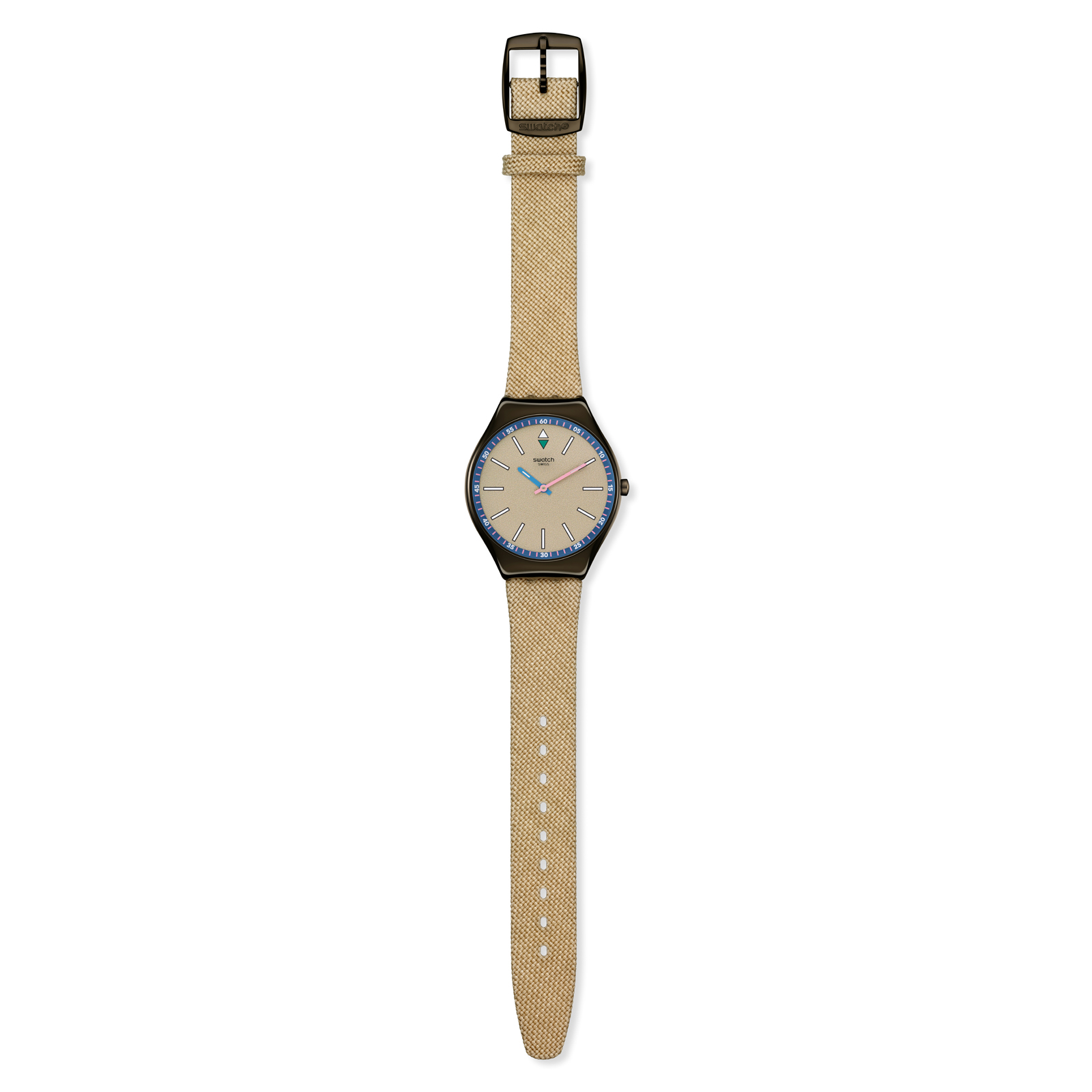 Reloj SWATCH SUNBAKED SANDSTONE SYXM100 Negro