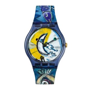 Reloj SWATCH CHAGALL’S BLUE CIRCUS SUOZ365 Azul