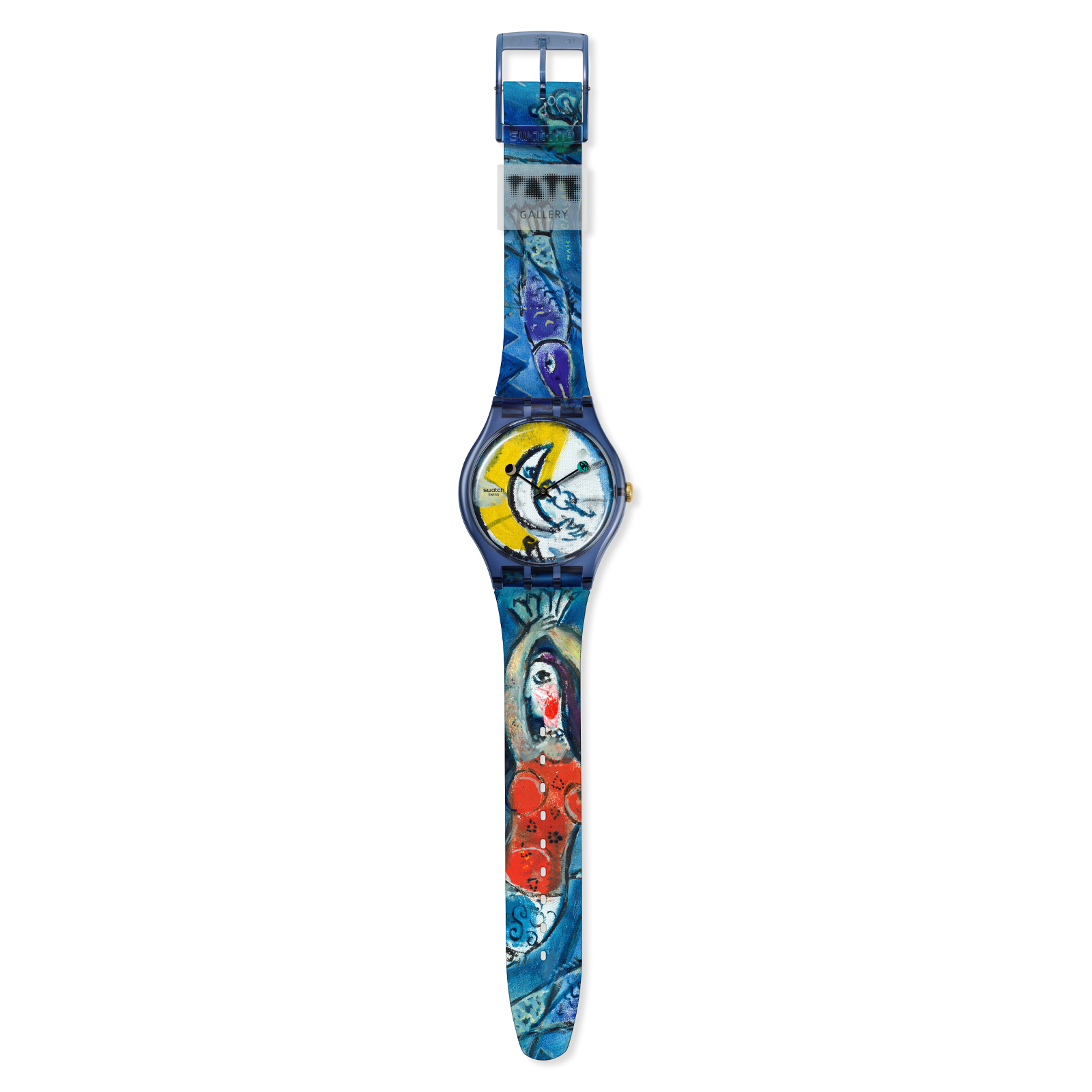 Reloj SWATCH CHAGALL’S BLUE CIRCUS SUOZ365 Azul