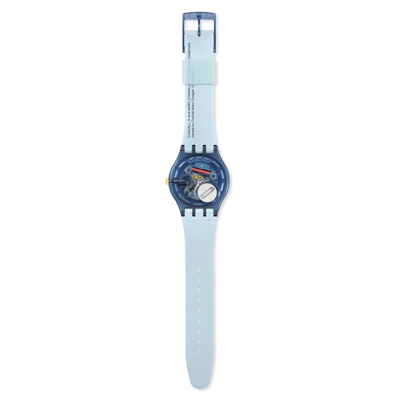 Reloj SWATCH CHAGALL’S BLUE CIRCUS SUOZ365 Azul