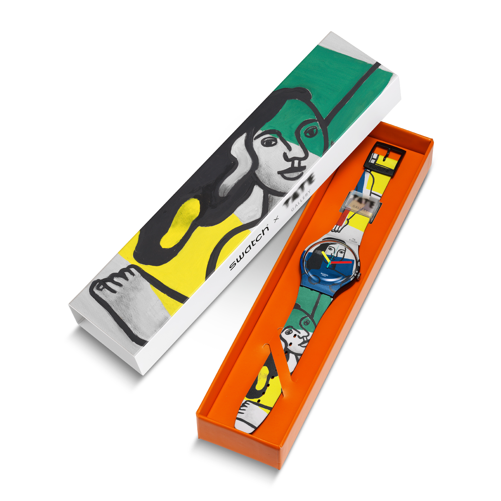 Reloj SWATCH LEGER’S TWO WOMEN HOLDING FLOWERS SUOZ363 Multicolor